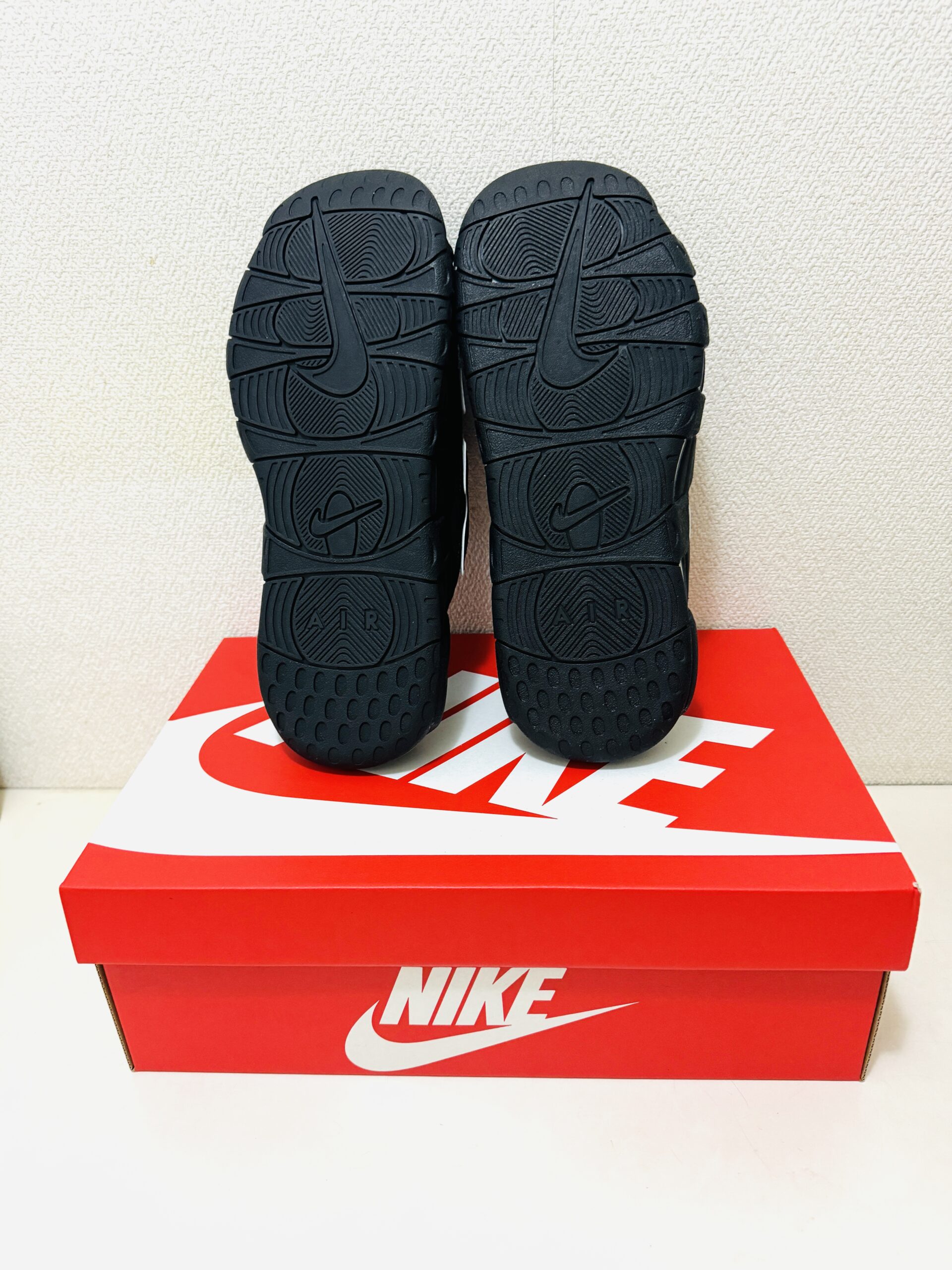 Nike Air More Uptempo Slide Blackのソール画像