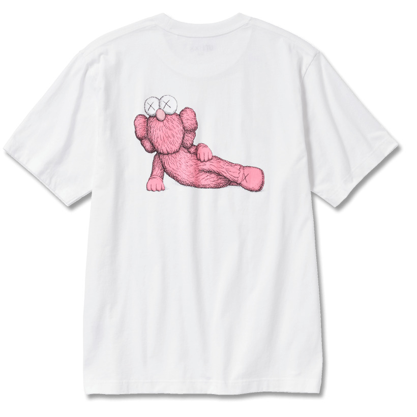 Uniqlo x KAWS Tee 02 Whiteのバックプリント画像