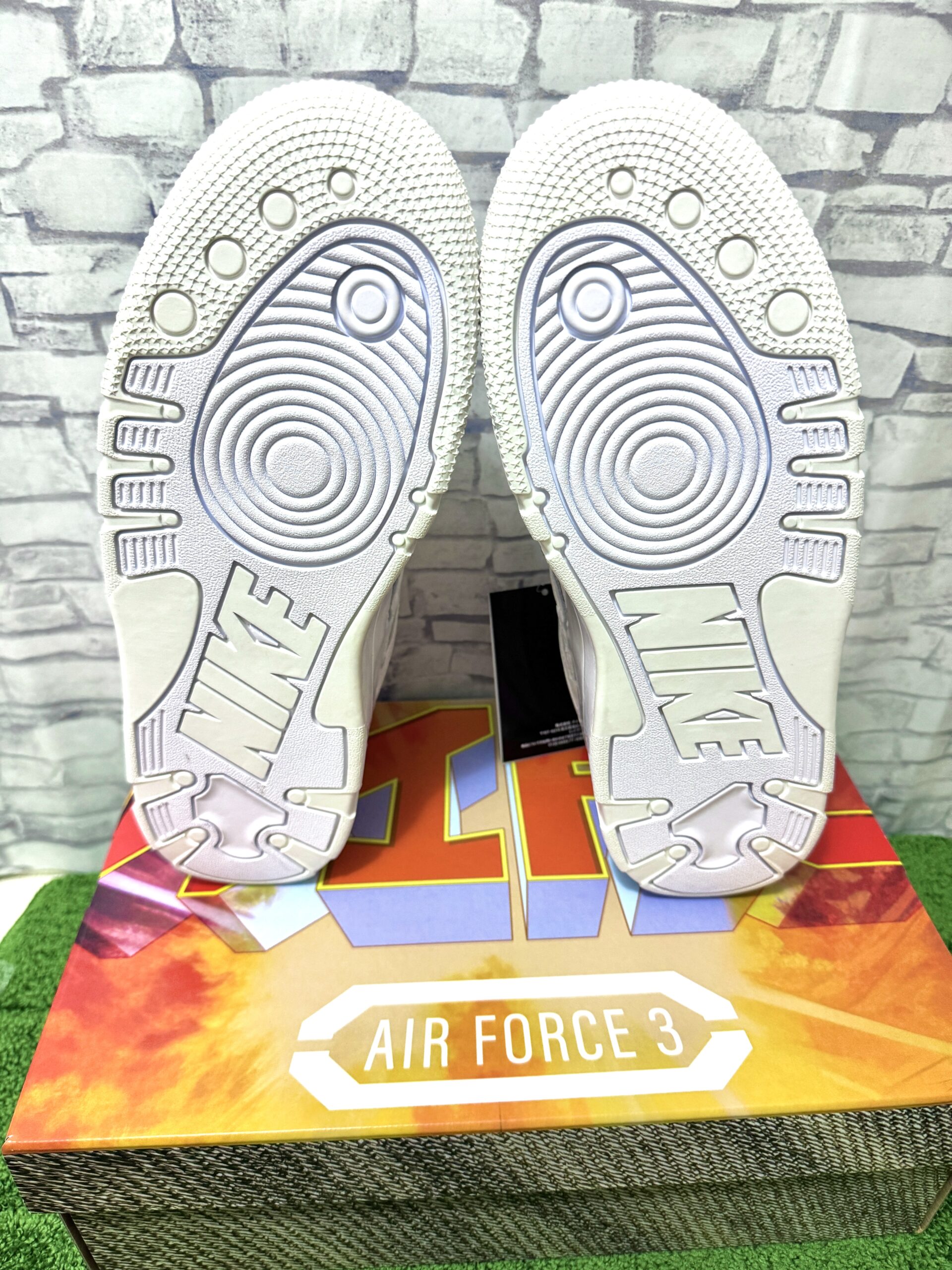 NIGO × Nike Air Force 3 Low White/Metallic Gold (Heel Logo NIGO)のソール画像